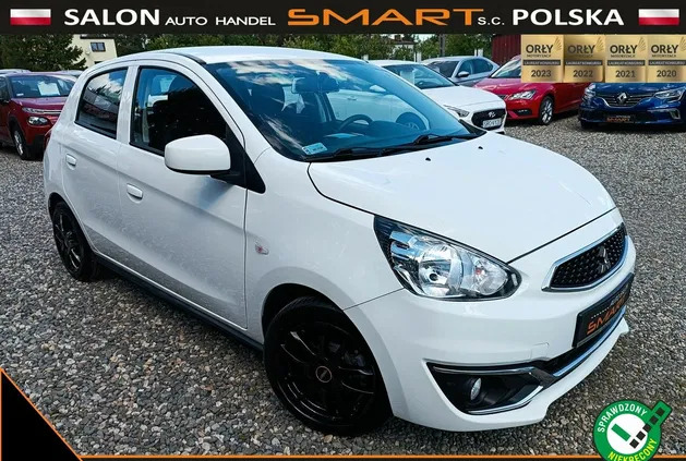 samochody osobowe Mitsubishi Space Star cena 26900 przebieg: 74000, rok produkcji 2016 z Łobez